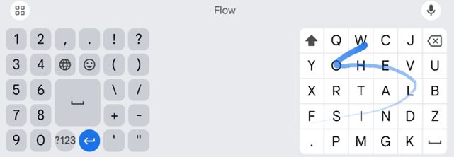 ClearFlow layout on foldable and tablet